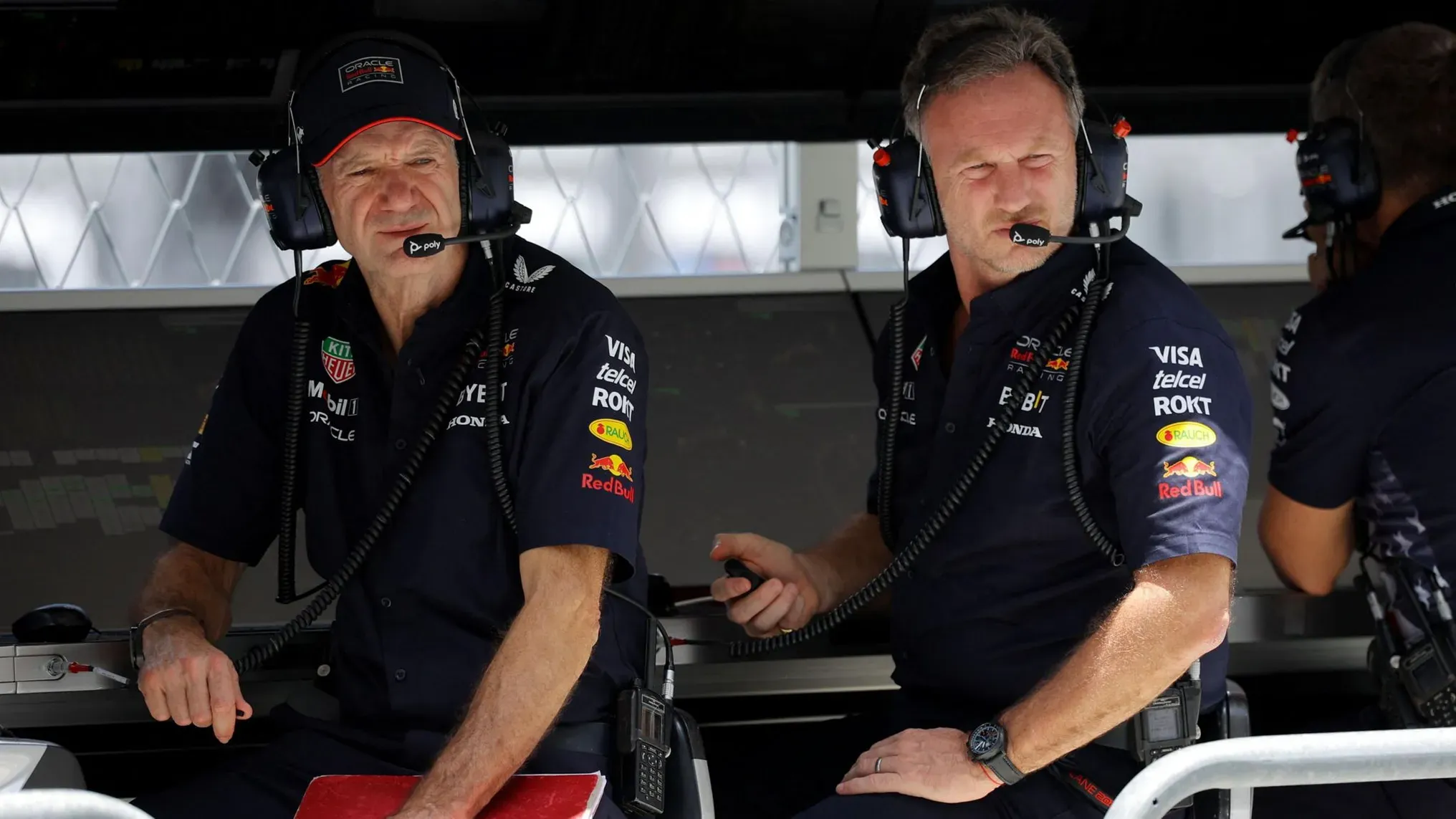 Adrian Newey és Christian Horner (Fotó: Reuters)
