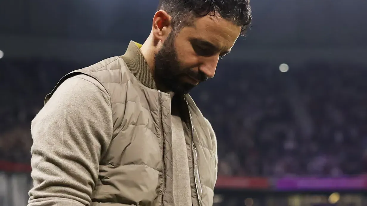 Amorim nagyon gyenge győzelmi mutatóval zárta manchesteri pályafutását (Fotó: Michael Steele/Getty Images)