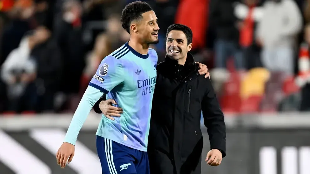 Sokak szerint Saliba sérülése az Arsenal aranyérmébe került (Fotó: Arsenal FC via Getty Images)