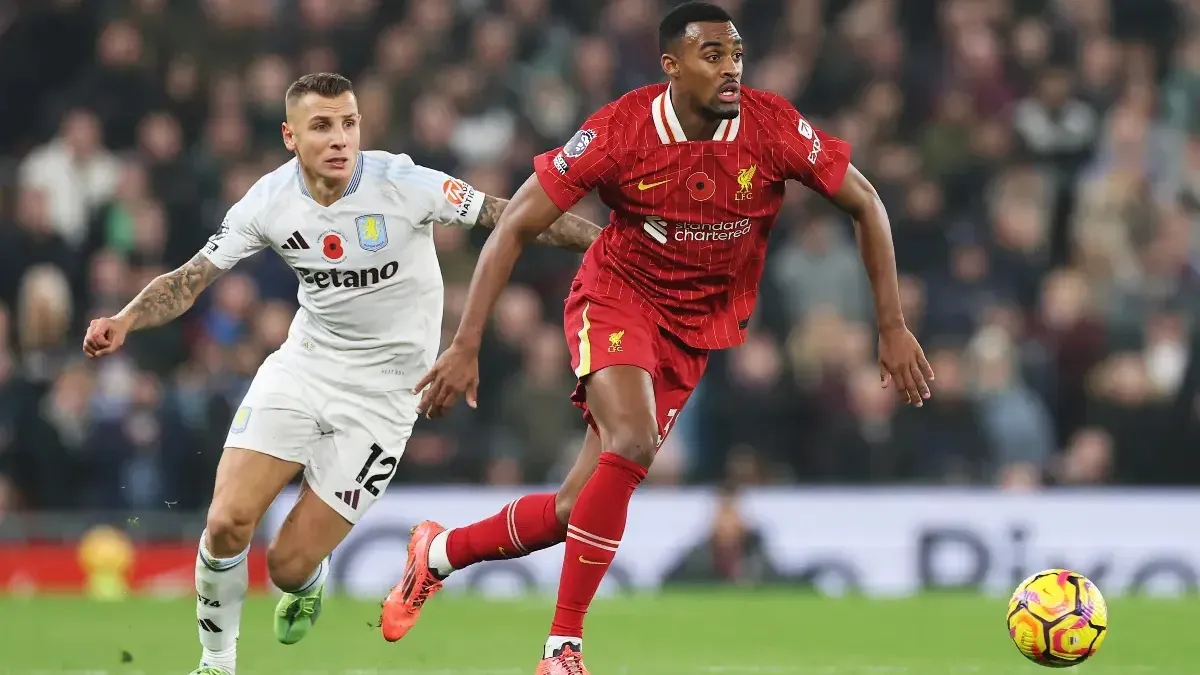 Gravenberch piaci értéke a háromszorosára nőtt Liverpoolban (Fotó: Carl Recine/Getty Images)