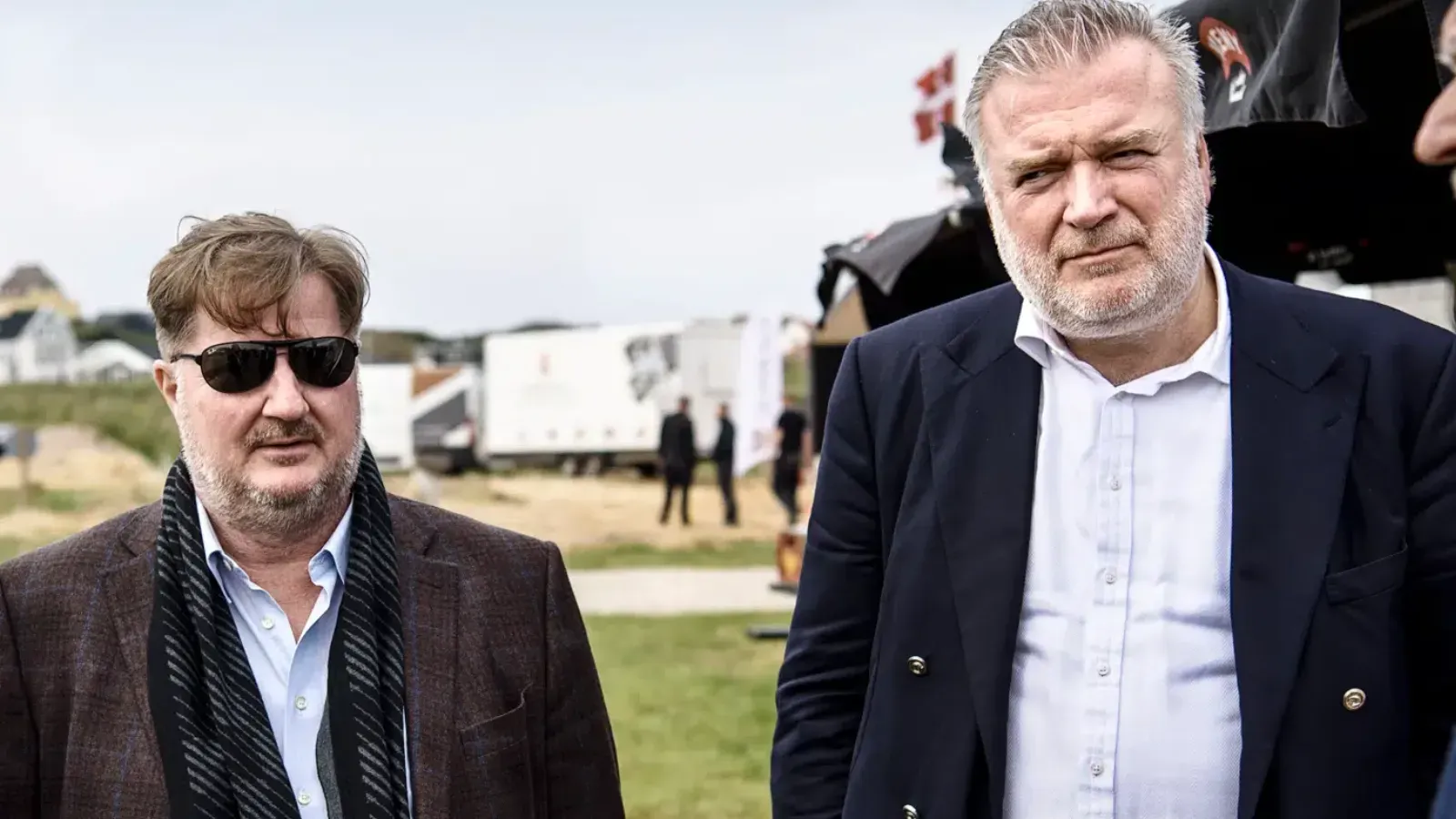 Lars Seier Erik Skjærbæk társaságában (Fotó: Niels Ahlmann Olesen /bt.dk)