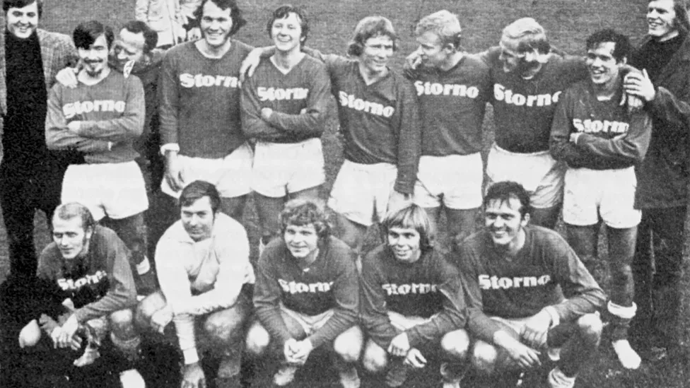 A Fremad Amager csapata 1971-ben (Forrás: fremadamagerelite.dk)