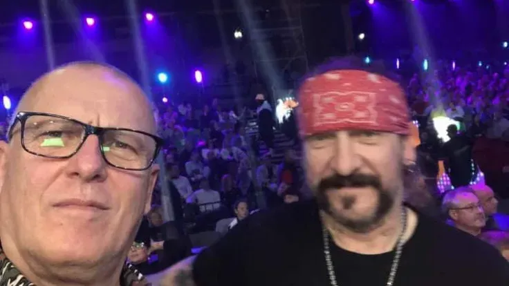 Ganxsta Zolee gyakori vendég volt az argentin közvetítéseknél (Fotó: Fussball Franz by Horti Facebook)