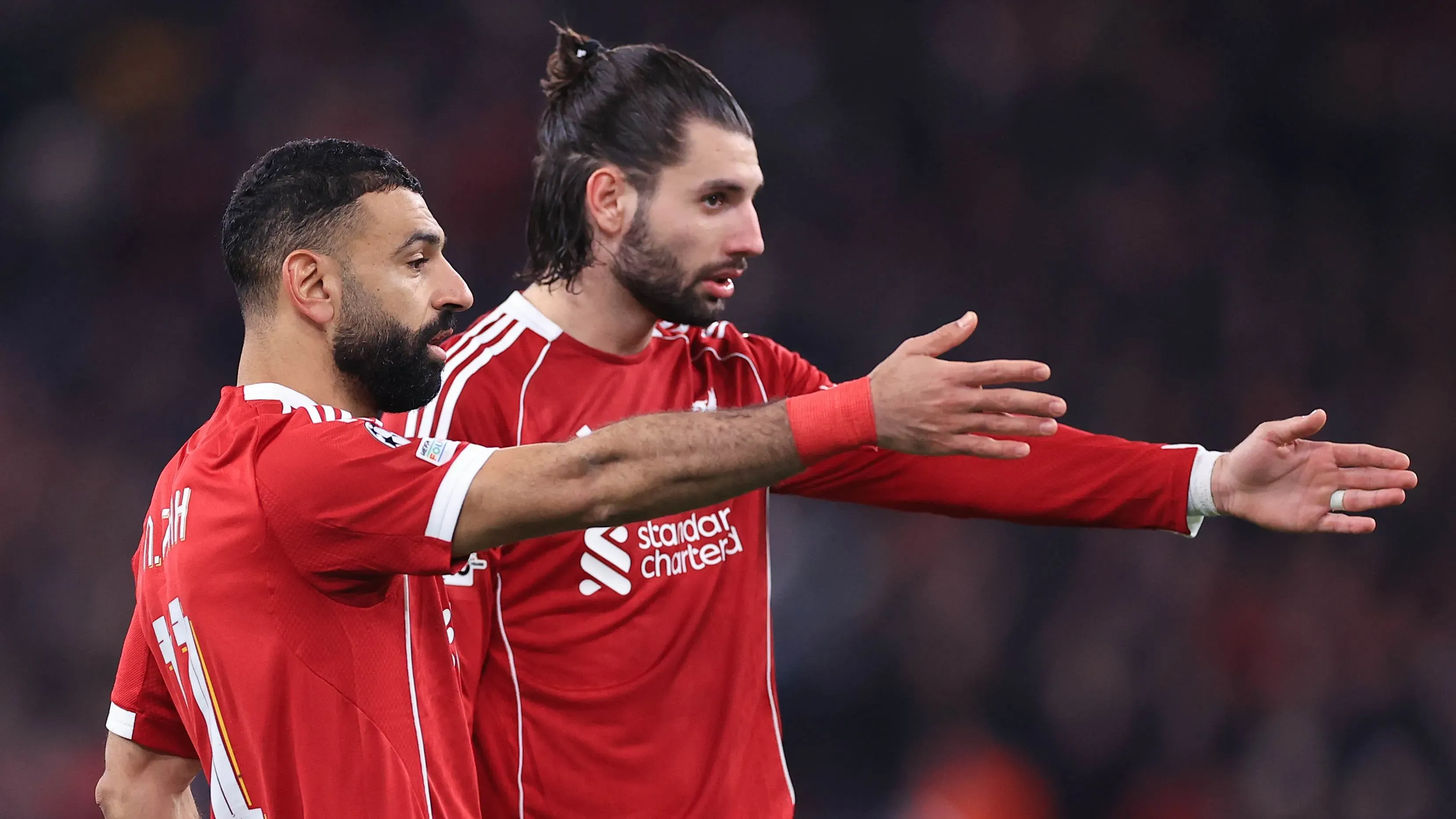 Szalah és Szoboszlai izgalmas hónapok előtt áll (Forrás: Getty Images)