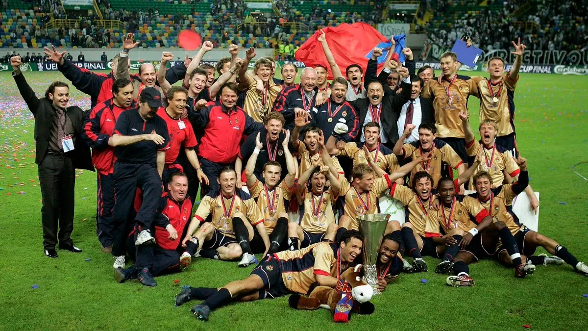 A CSZKA Moszkva 2005-ben UEFA-kupát nyert (Fotó: Getty Images)