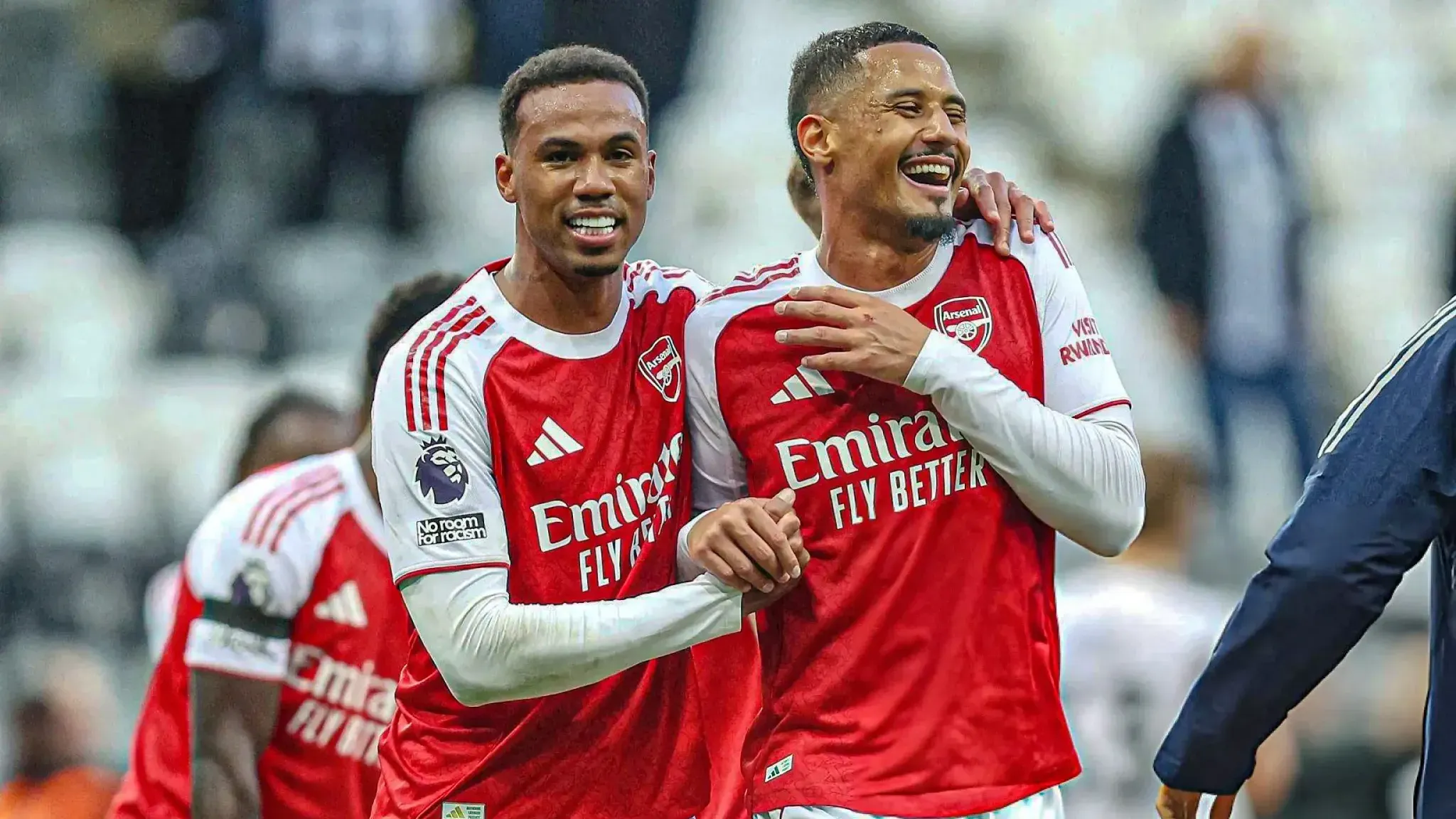 Gabriel Magalhaes és William Saliba minden Arsenal-szurkoló szerint a világ legjobb védőpárosa (Fotó: Getty Images)