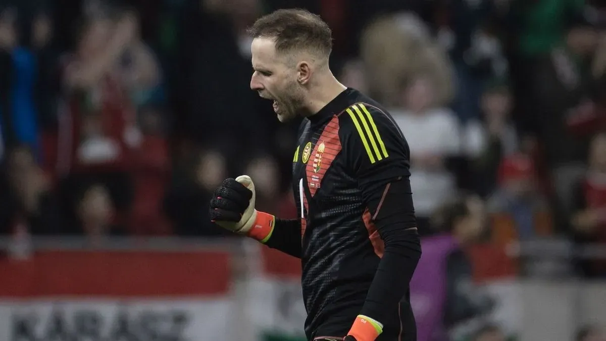 Gulácsi Péter nem csak Lipcsében, a válogatottban is biztos pont volt tavasszal (Forrás: mlsz.hu)