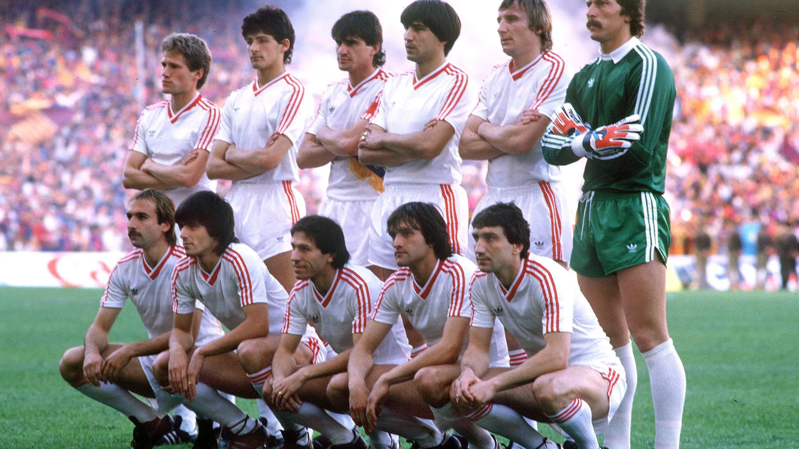 A Steaua Bucuresti BEK-győztes csapata (Fotó: Imago/Colorsport)