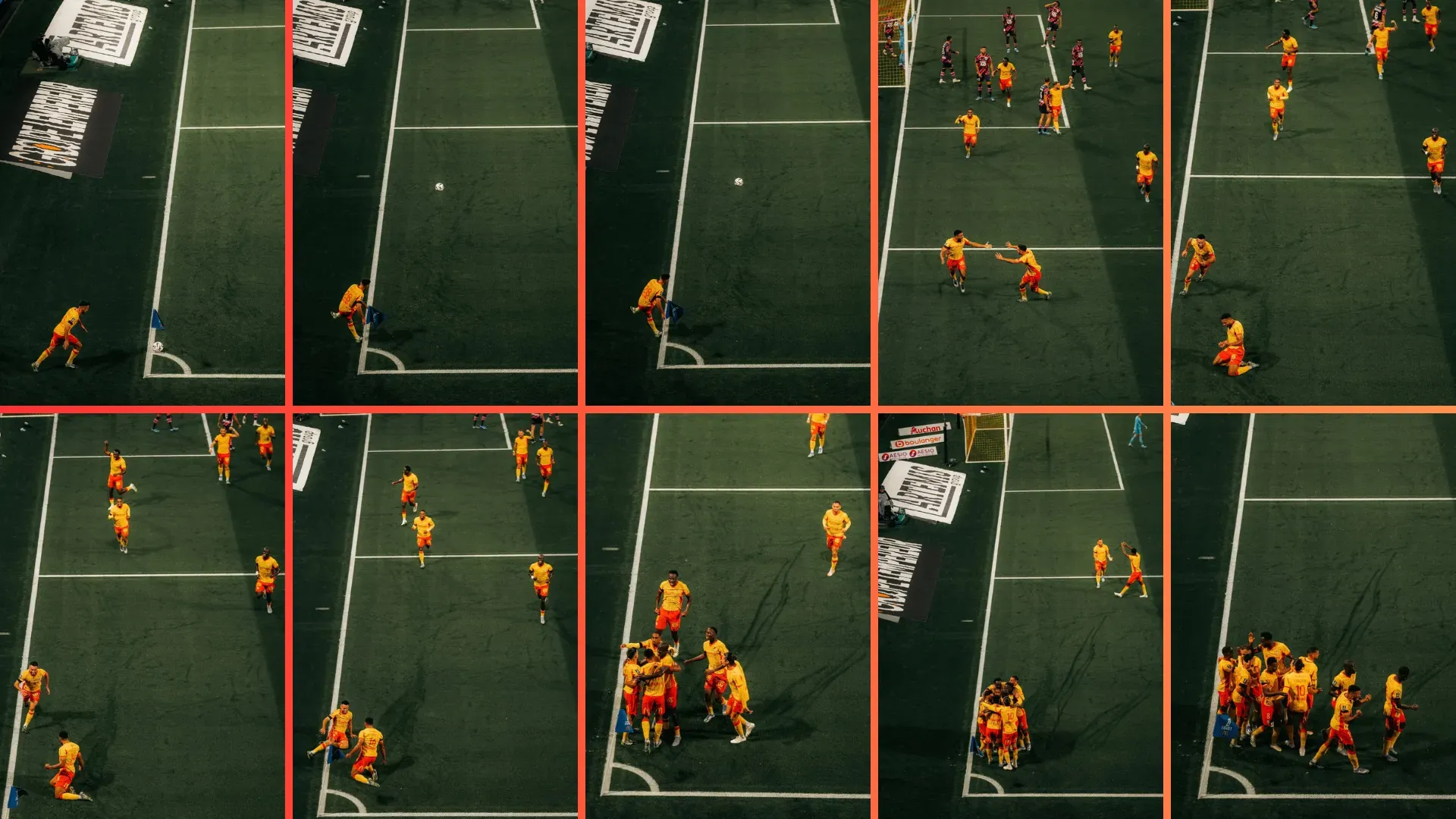 Egy jellemző képsorozat a Lens szezonjában (Forrás: RC Lens)