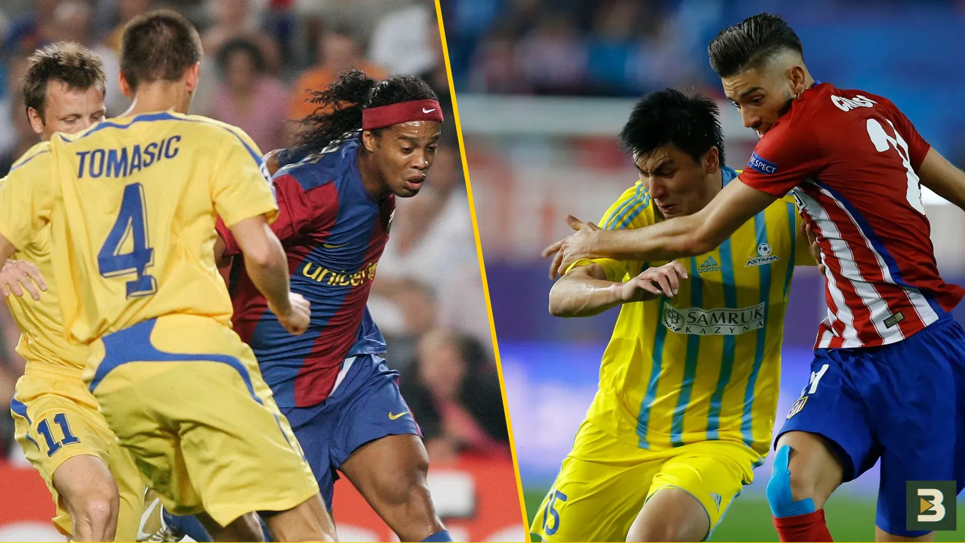 A bolgárokkal a Barcelonába (bal), a kazahokkal az Atléticóba futott bele a BL-csoportkörben (Forrás: AP Photo)