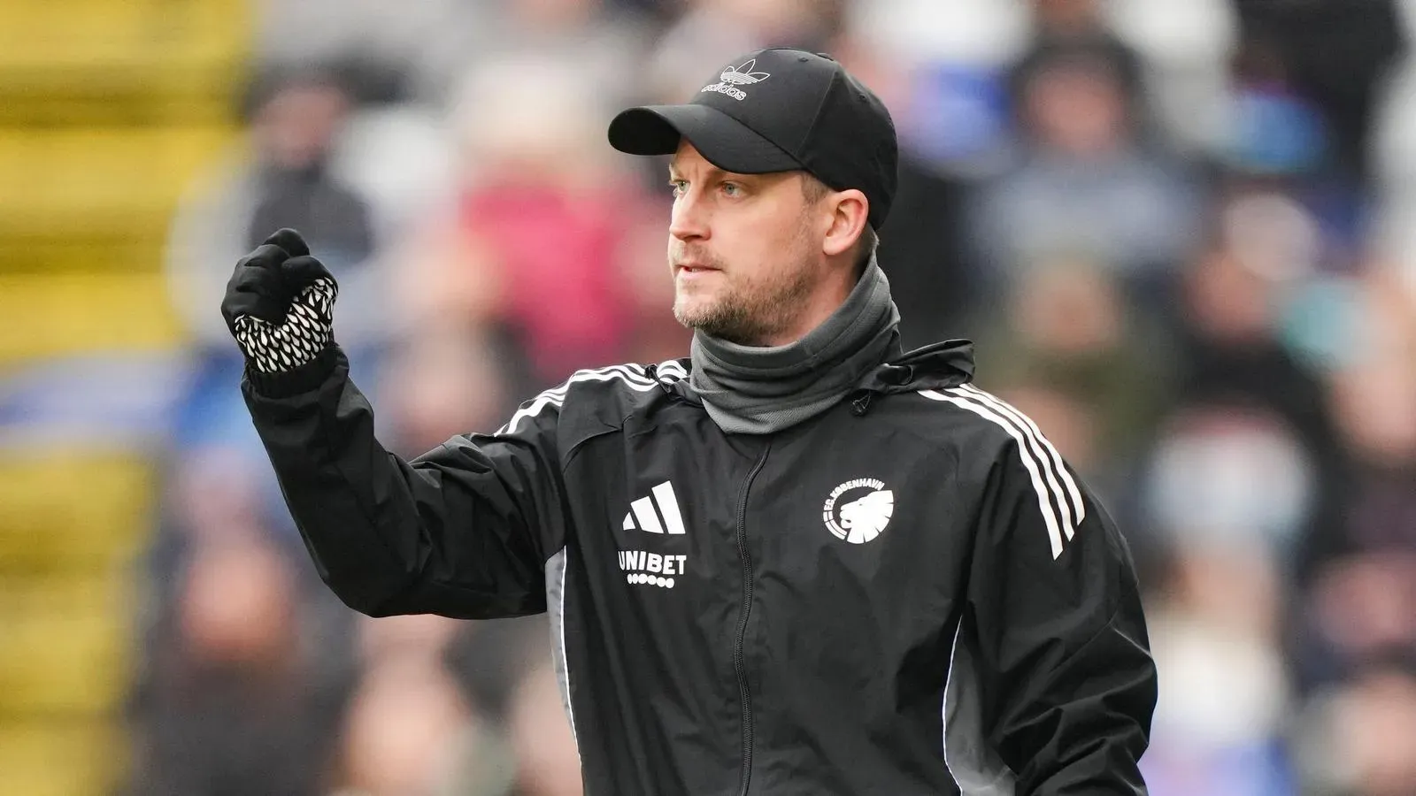 Jacob Neestrup munkáját megköszönték a válogatott szünetben (Fotó: Claus Fisker / Ritzau Scanpix)