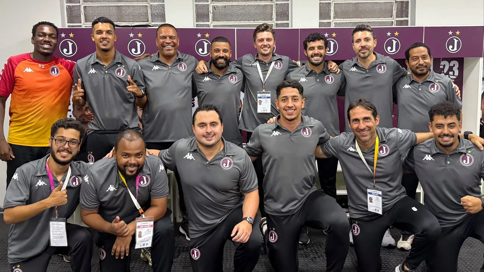 A Clube Atlético Juventus stábja (Fotó: Pap Marcelo-LinkedIn)