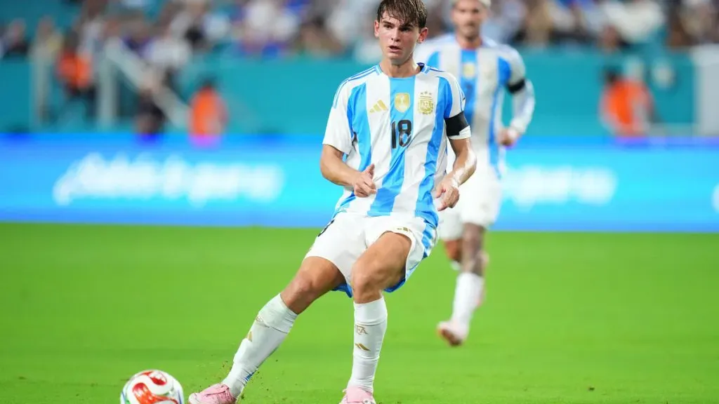 Nicónak az édesapja is argentin válogatott volt (Fotó: Rich Storry/Getty Images)