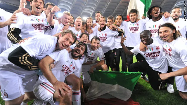 Milan crowned Serie A champions after Roma draw - CNN.com