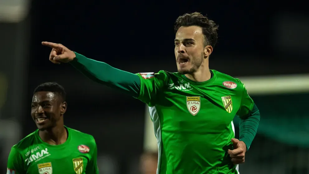 Elképesztő, de igaz: az Austria Lustenauban 48 meccsen 46 gólt lőtt (Forrás: transfermarkt.de)