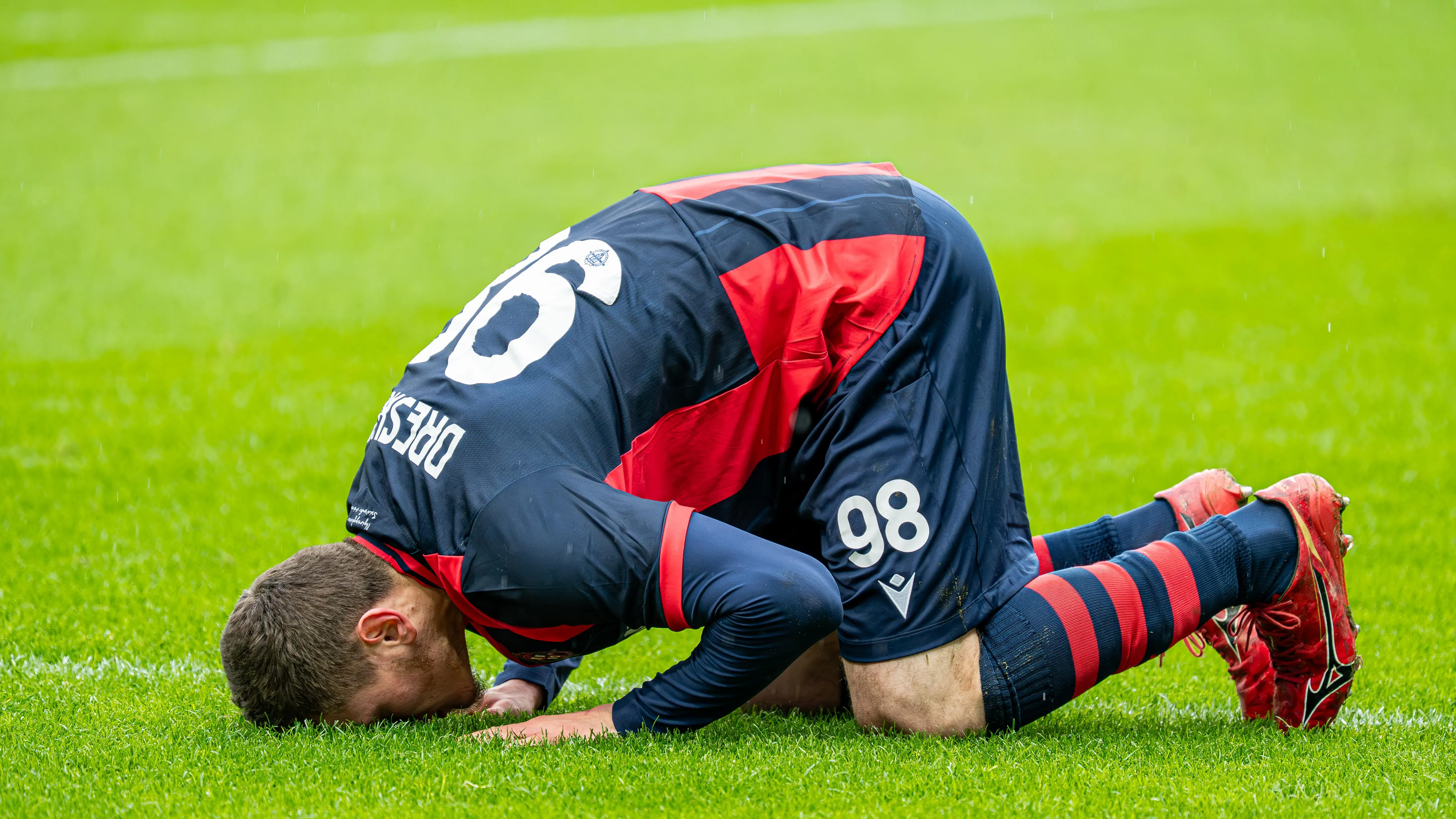 A montenegrói Meldin Dreskovic is tartja a ramadán alatti böjtöt (Forrás: Nyíregyháza Spartacus FC)